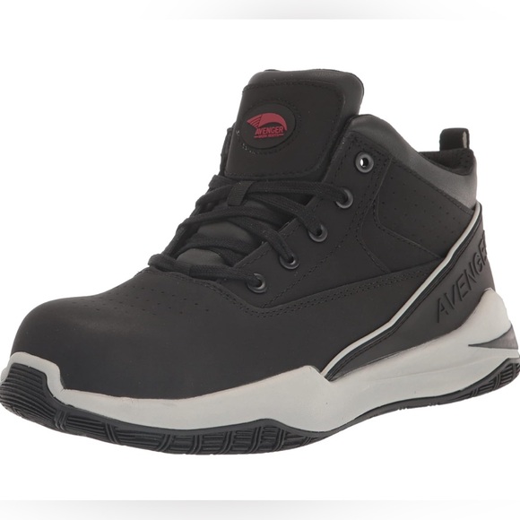 Woman’s Avenger A830 Reaction CN Mid Height Work Tennis Shoes Black  8.5 M.  NIB - Picture 7 of 15